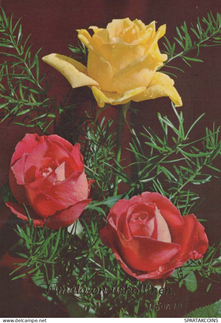 FLORES Vintage Tarjeta Postal CPSM #PAS013.ES - Fleurs