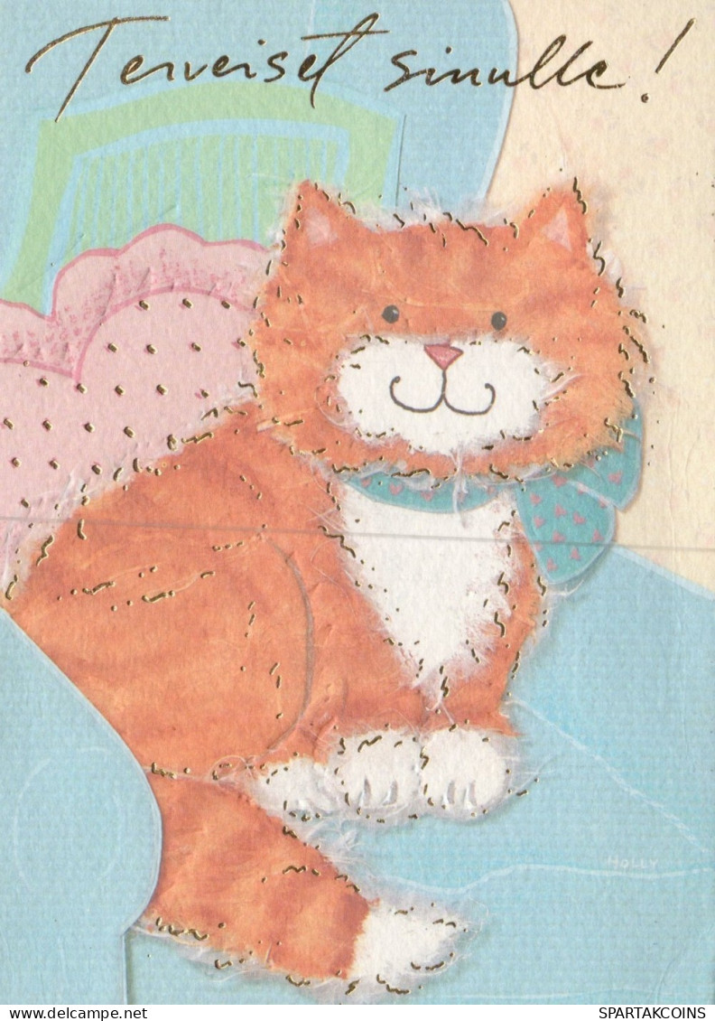 GATO GATITO Animales Vintage Tarjeta Postal CPSM #PAM152.ES - Katten