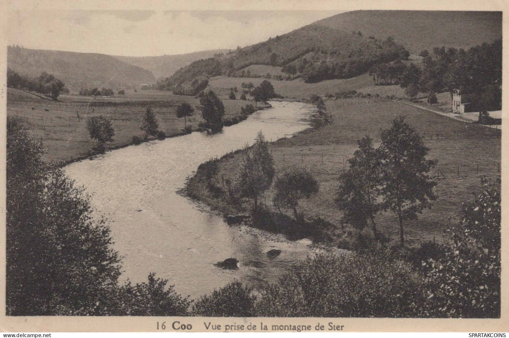 BELGIUM COO WATERFALL Province Of Liège Postcard CPA #PAD057.GB - Stavelot