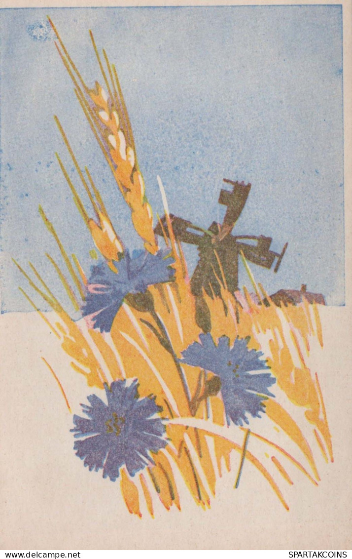 FLOWERS Vintage Postcard CPSMPF #PKG017.GB - Blumen