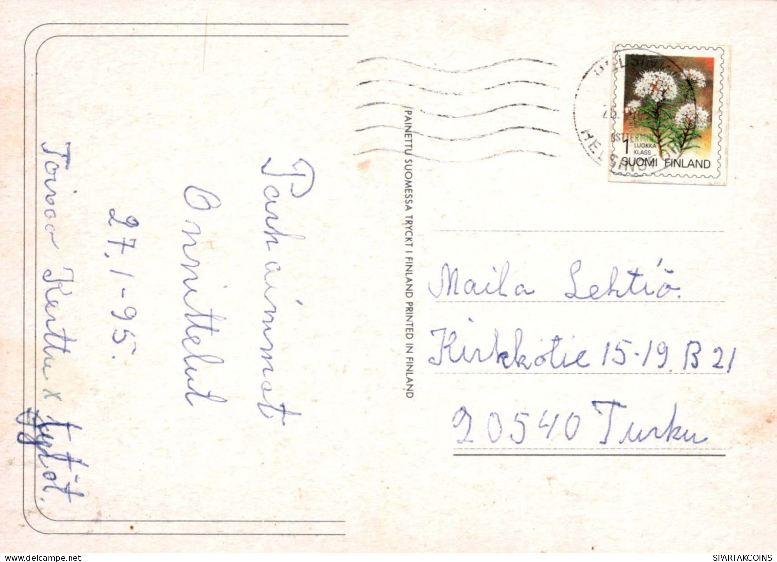 FLOWERS Vintage Postcard CPSM #PBZ239.GB - Fleurs