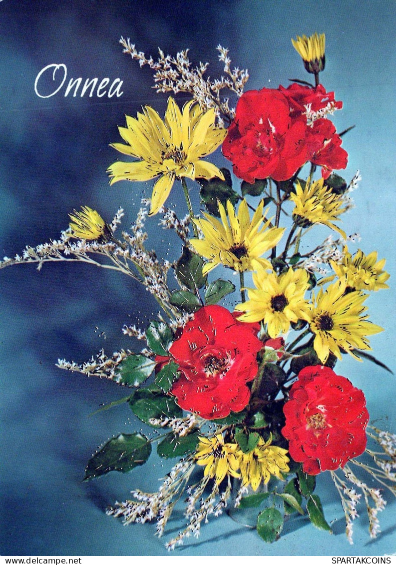 FLOWERS Vintage Postcard CPSM #PBZ239.GB - Fleurs