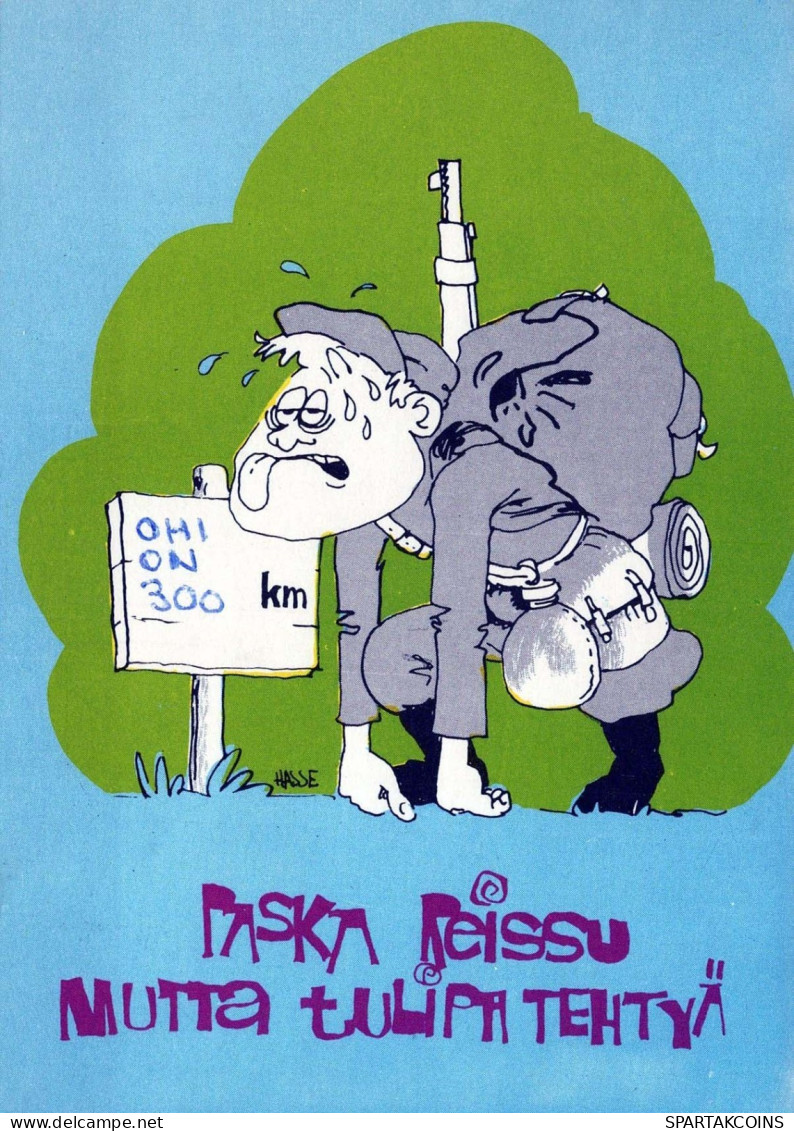 SOLDIERS HUMOUR Militaria Vintage Postcard CPSM #PBV810.GB - Humoristiques