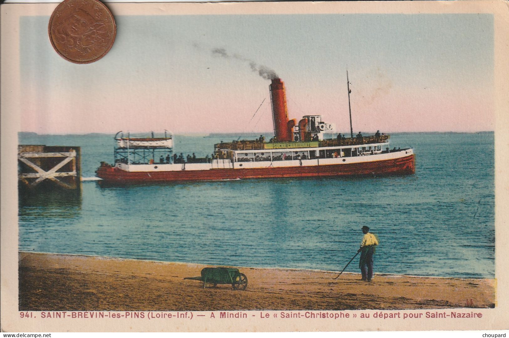 44 - Carte Postale Ancienne De Saint Brévin Les Pins   Le Saint Christophe - Saint-Brevin-les-Pins