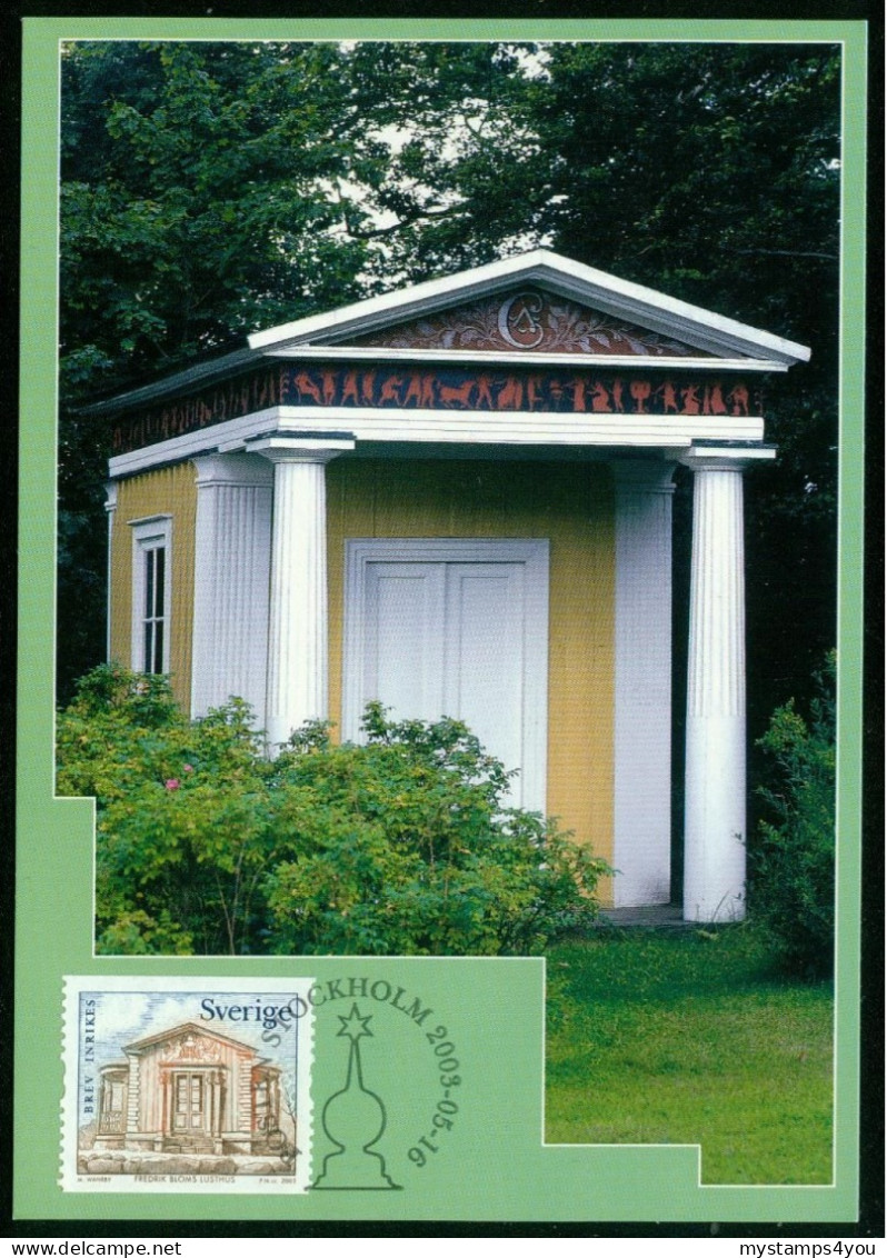 Mk Sweden Maximum Card 2003 MiNr 2355 | Garden Follies. Frederik Blom's 19th-century Folly #max-0051 - Cartoline Maximum