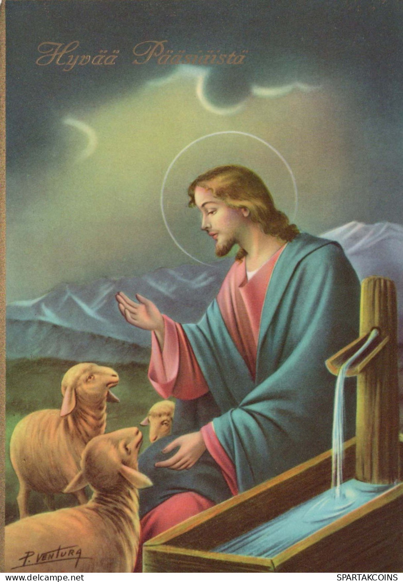 JESUS CHRIST Christianity Religion Vintage Postcard CPSM #PBP778.GB - Gesù