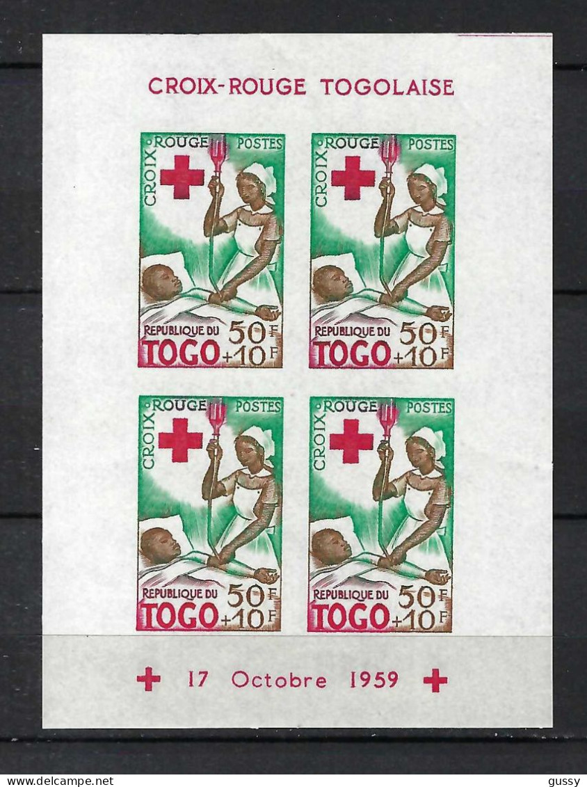 TOGO 1959: B&F De 4 TP ND Neufs** - Togo (1960-...)