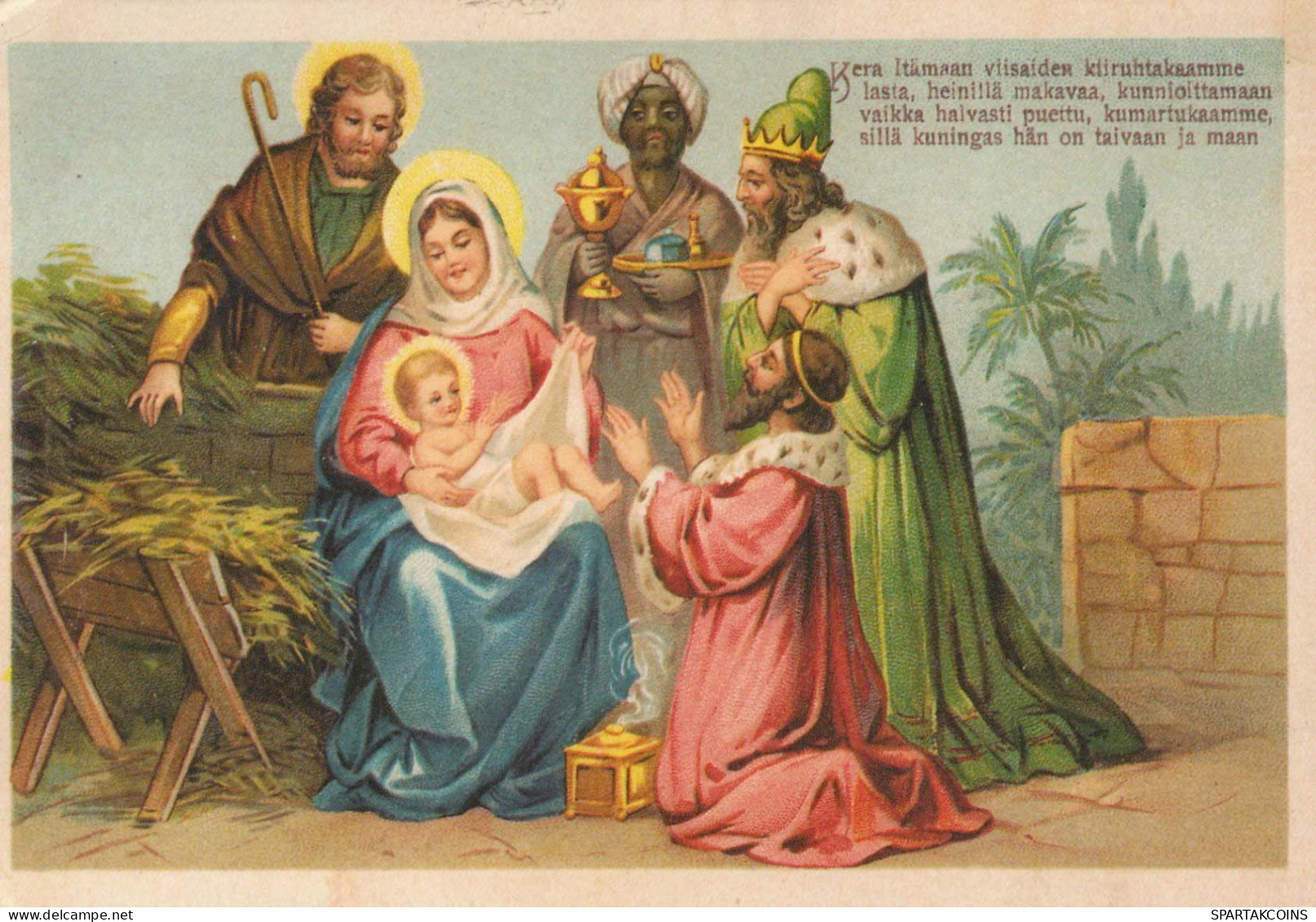 Virgen Mary Madonna Baby JESUS Christmas Religion #PBB679.GB - Vierge Marie & Madones