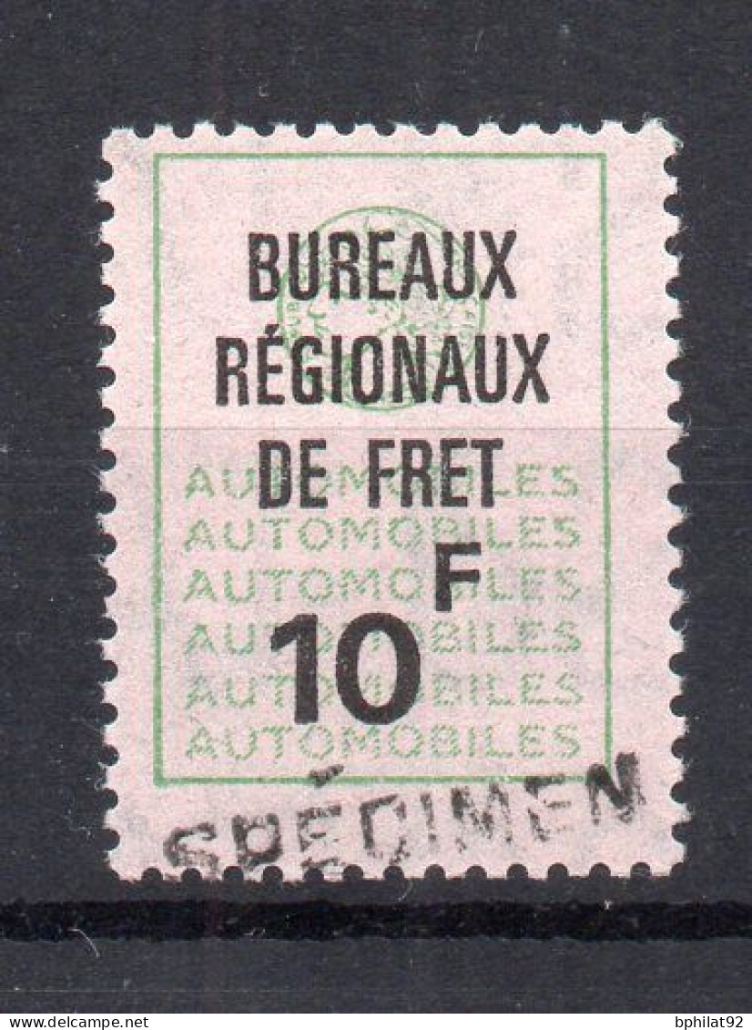 !!! FISCAL, BUREAU REGIONAL DE FRET N°3 NEUF * SIGNE CALVES - Timbres