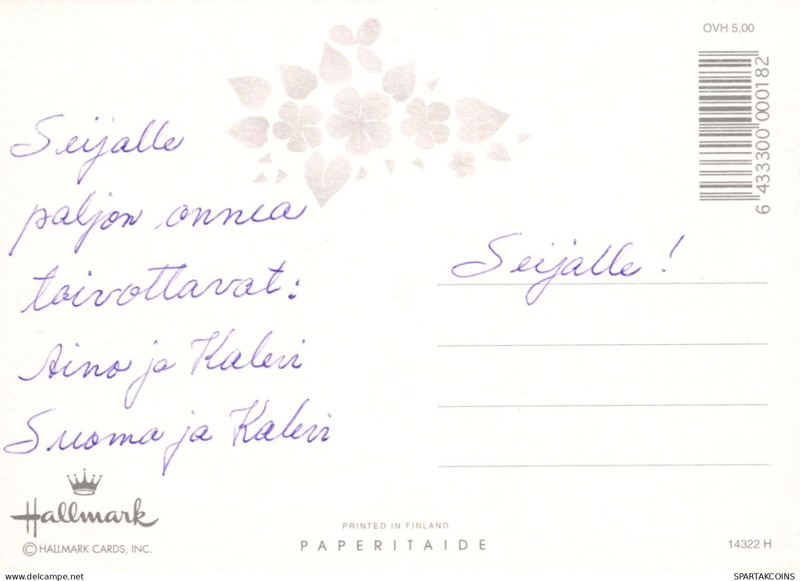 FLEURS Vintage Carte Postale CPSM #PAR773.FR - Fleurs