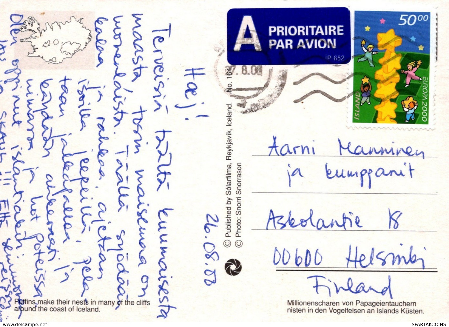 OISEAU Animaux Vintage Carte Postale CPSM #PAM722.FR - Oiseaux
