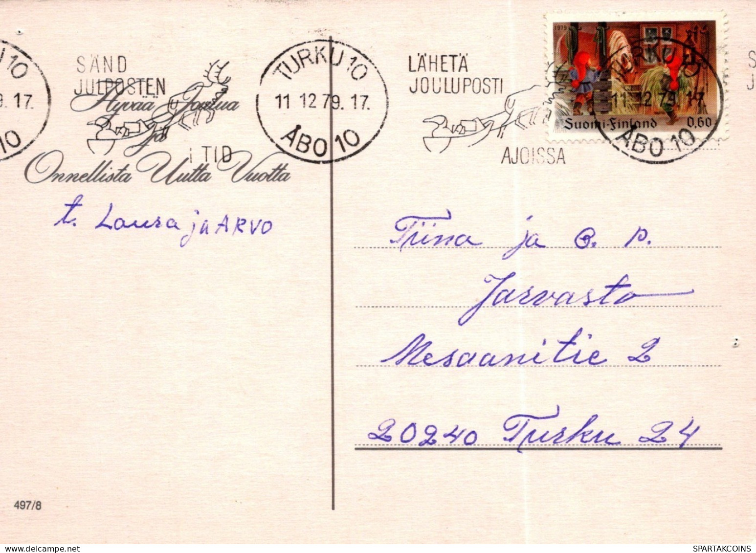 ANGE NOËL Vintage Carte Postale CPSM #PAH921.FR - Angeli