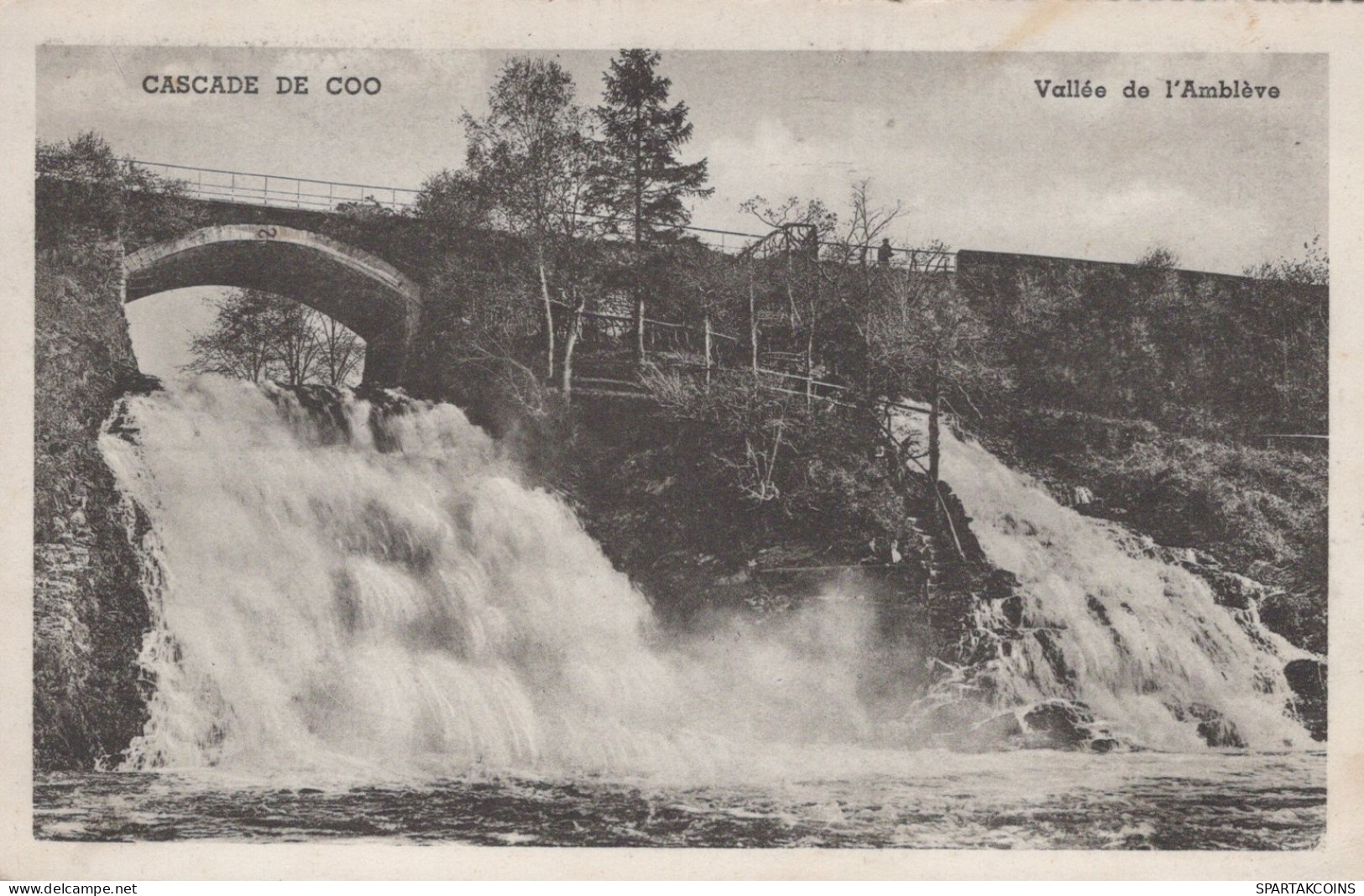 BÉLGICA CASCADA DE COO Provincia De Lieja Postal CPA Unposted #PAD187.ES - Stavelot