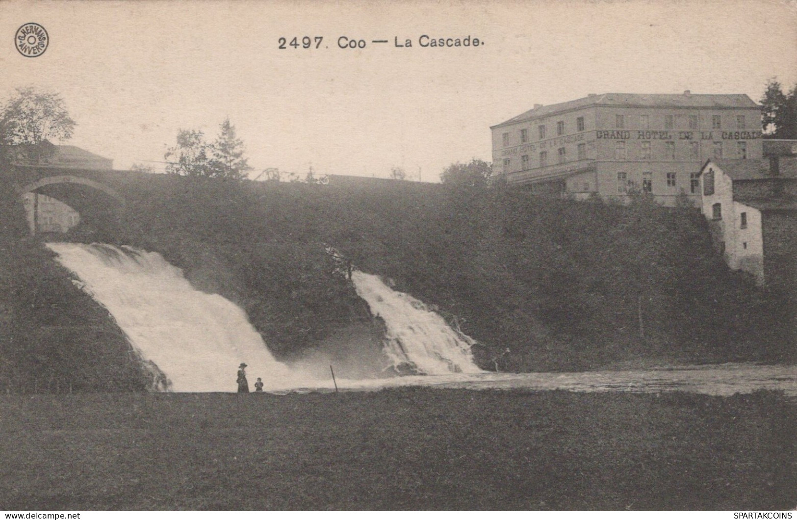 BÉLGICA CASCADA DE COO Provincia De Lieja Postal CPA #PAD062.ES - Stavelot