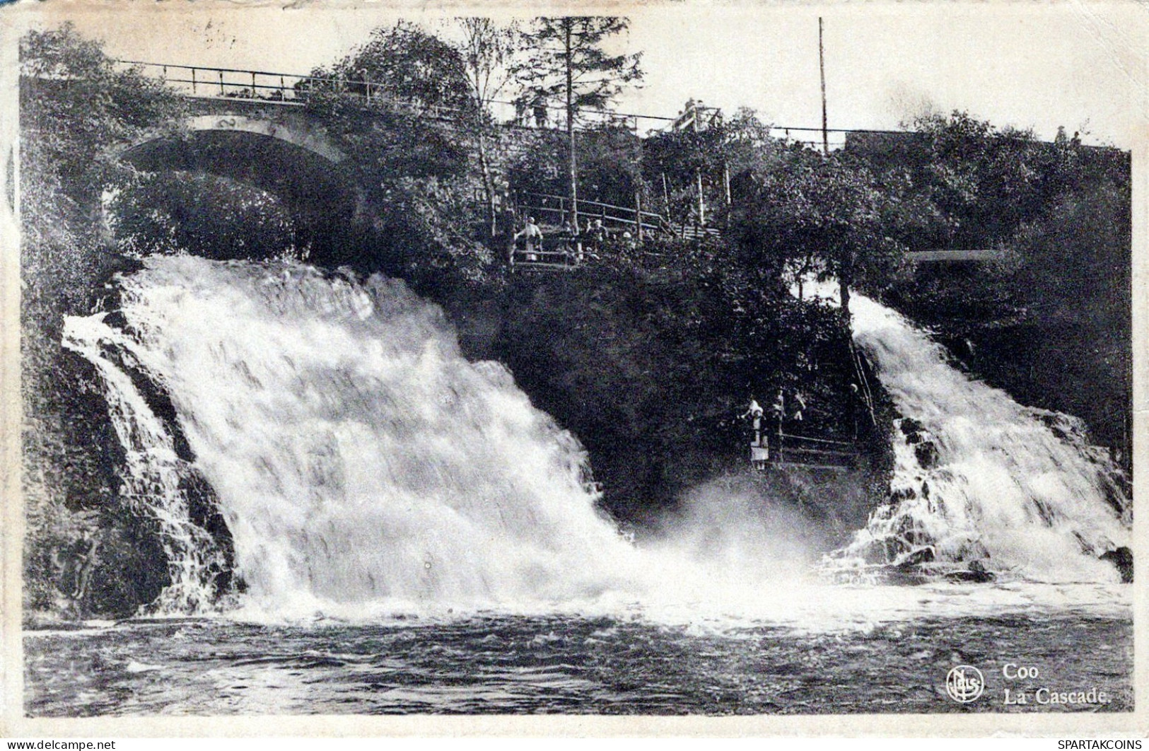 BÉLGICA CASCADA DE COO Provincia De Lieja Postal CPA #PAD124.ES - Stavelot