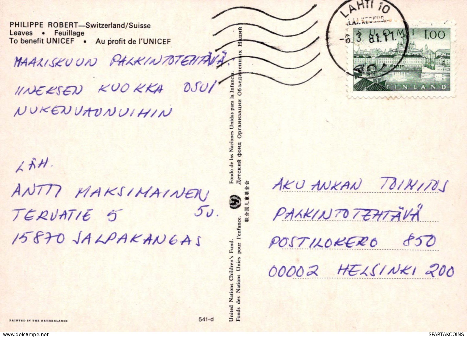 ÁRBOLES Vintage Tarjeta Postal CPSM #PBZ964.ES - Bäume