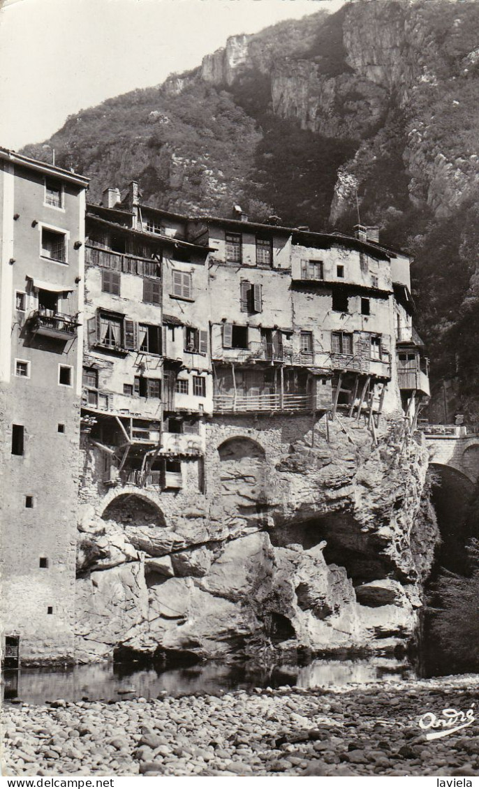 38 PONT-en-ROYANS - LE VERCORS - Ses Maisons Suspendues - Circulée 1964 - Pont-en-Royans