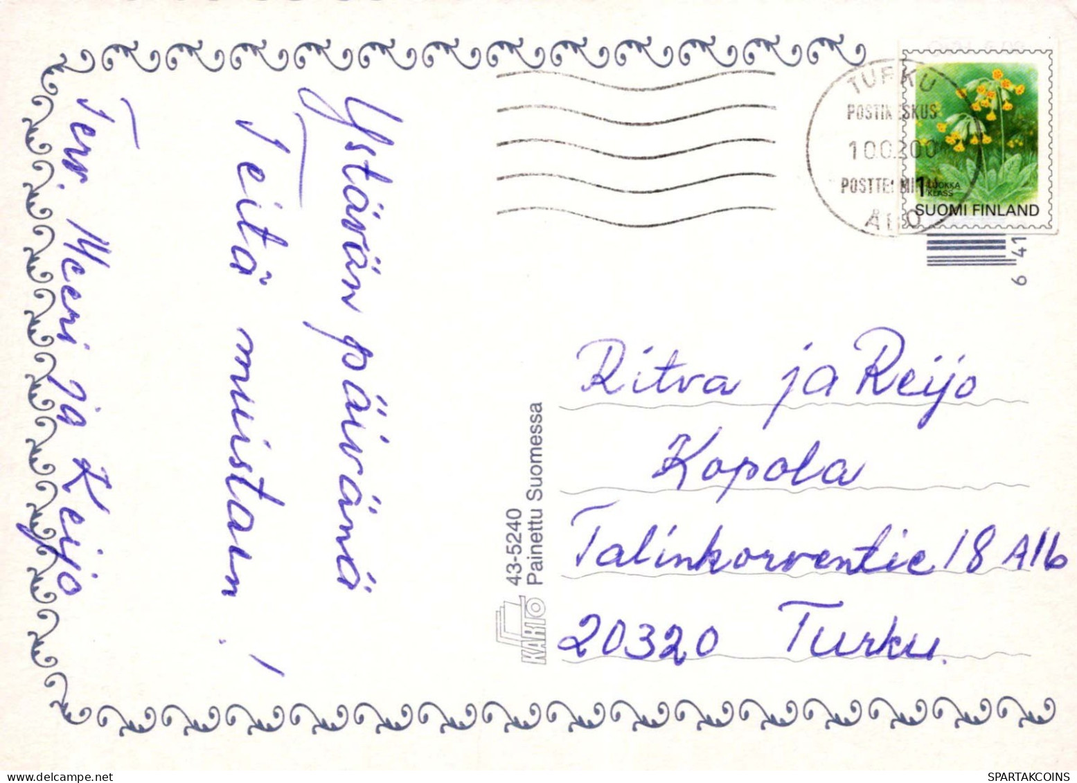 FLORES Vintage Tarjeta Postal CPSM #PBZ844.ES - Blumen