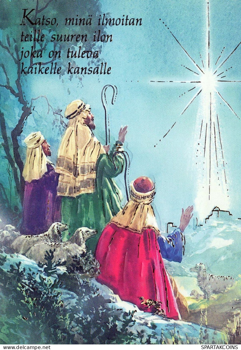 SANTOS Niño JESÚS Cristianismo Religión Vintage Tarjeta Postal CPSM #PBP904.ES - Autres & Non Classés