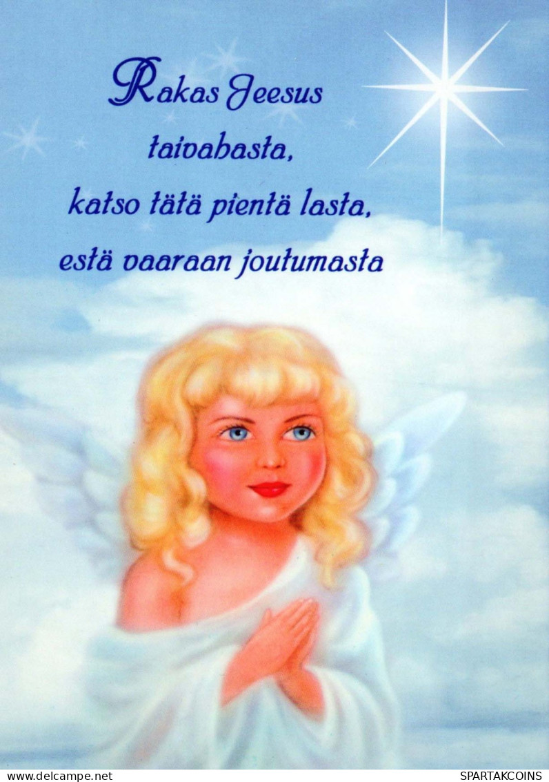 ÁNGEL Navidad Vintage Tarjeta Postal CPSM #PBP521.ES - Angeli