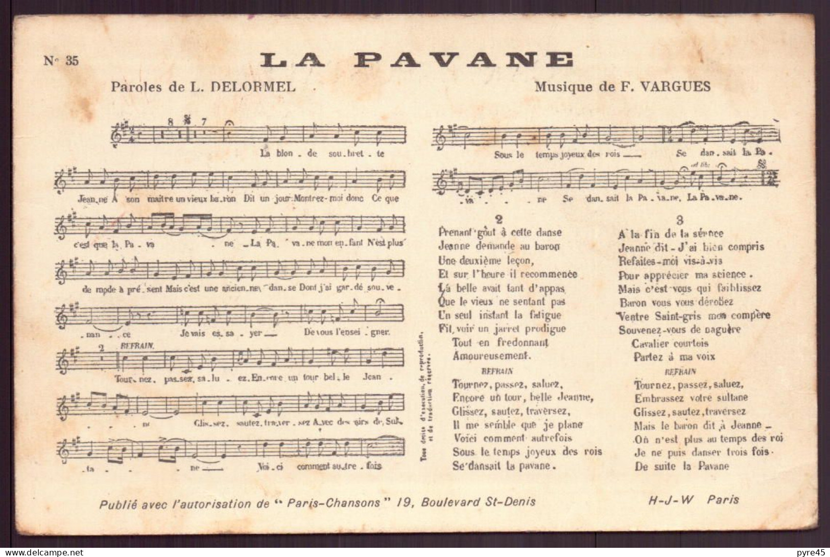 LA PAVANE - Fairy Tales, Popular Stories & Legends