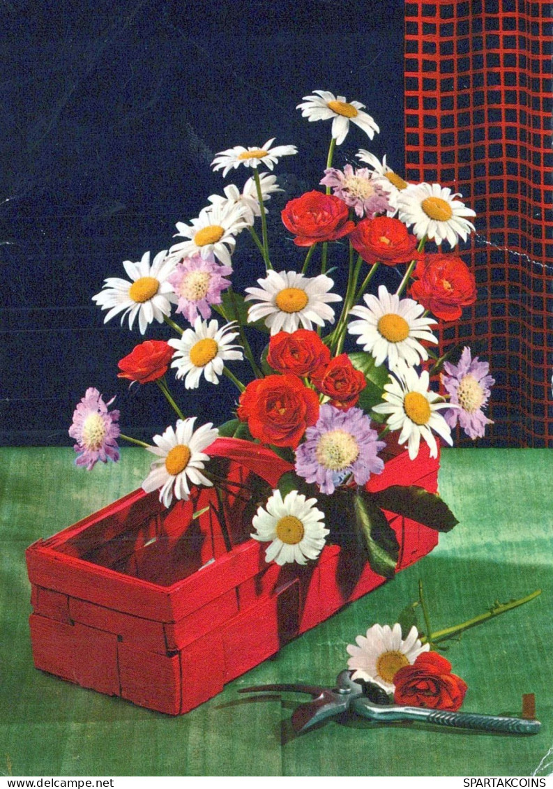 FLOWERS Vintage Ansichtskarte Postkarte CPSM #PAR774.DE - Fleurs