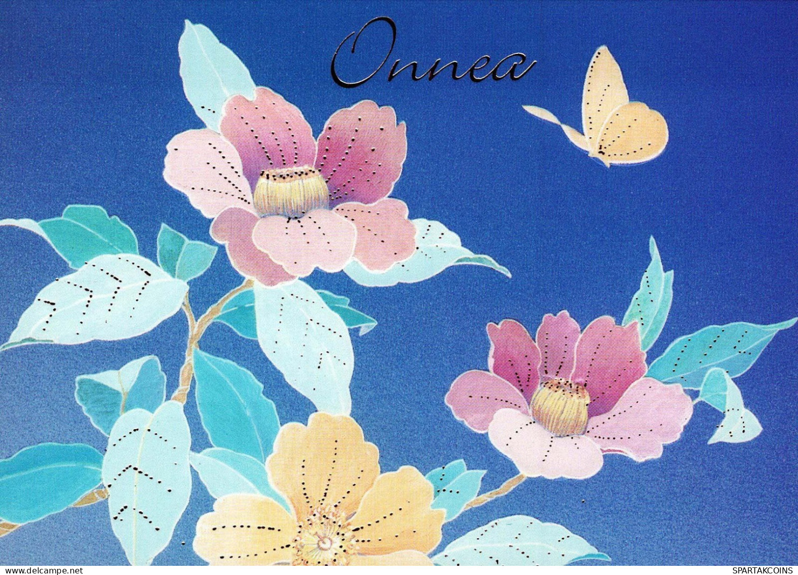 FLOWERS Vintage Ansichtskarte Postkarte CPSM #PAR654.DE - Flowers