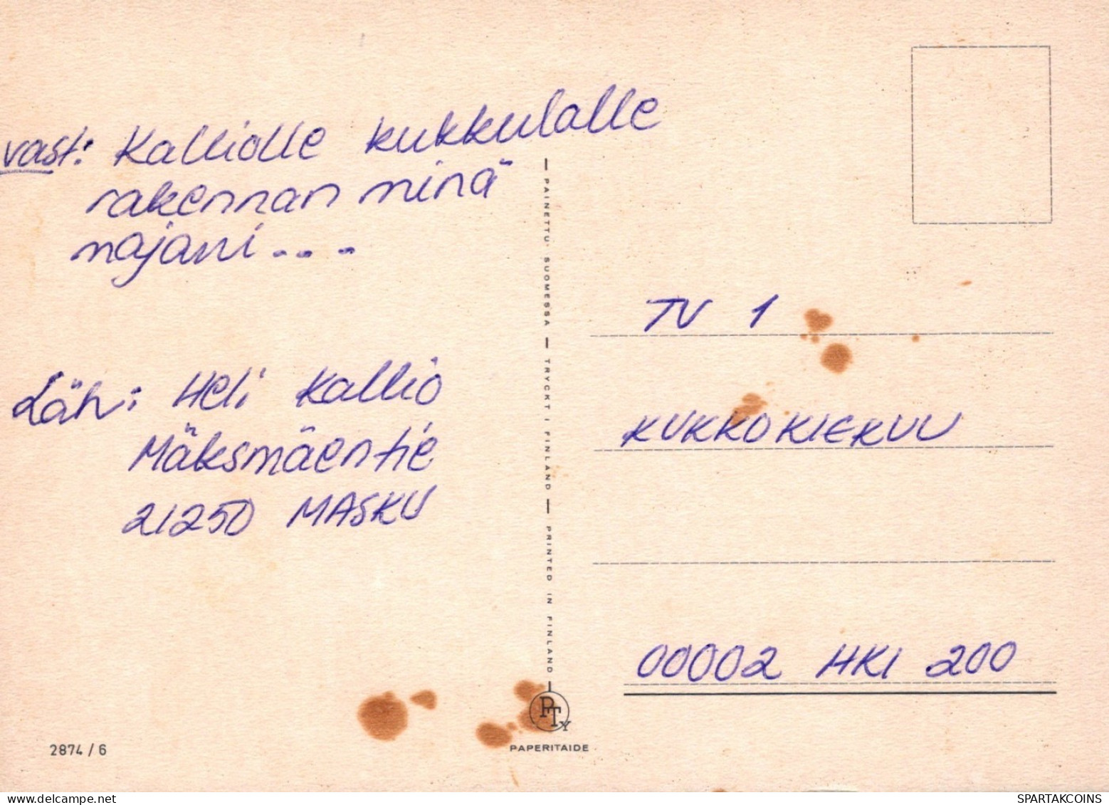 HUND Tier Vintage Ansichtskarte Postkarte CPSM #PAN729.DE - Cani