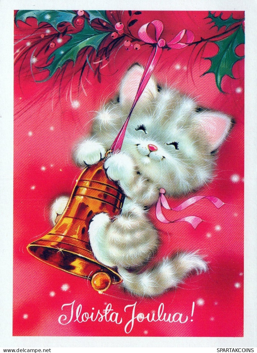 KATZE MIEZEKATZE Tier Vintage Ansichtskarte Postkarte CPSM #PAM591.DE - Katten