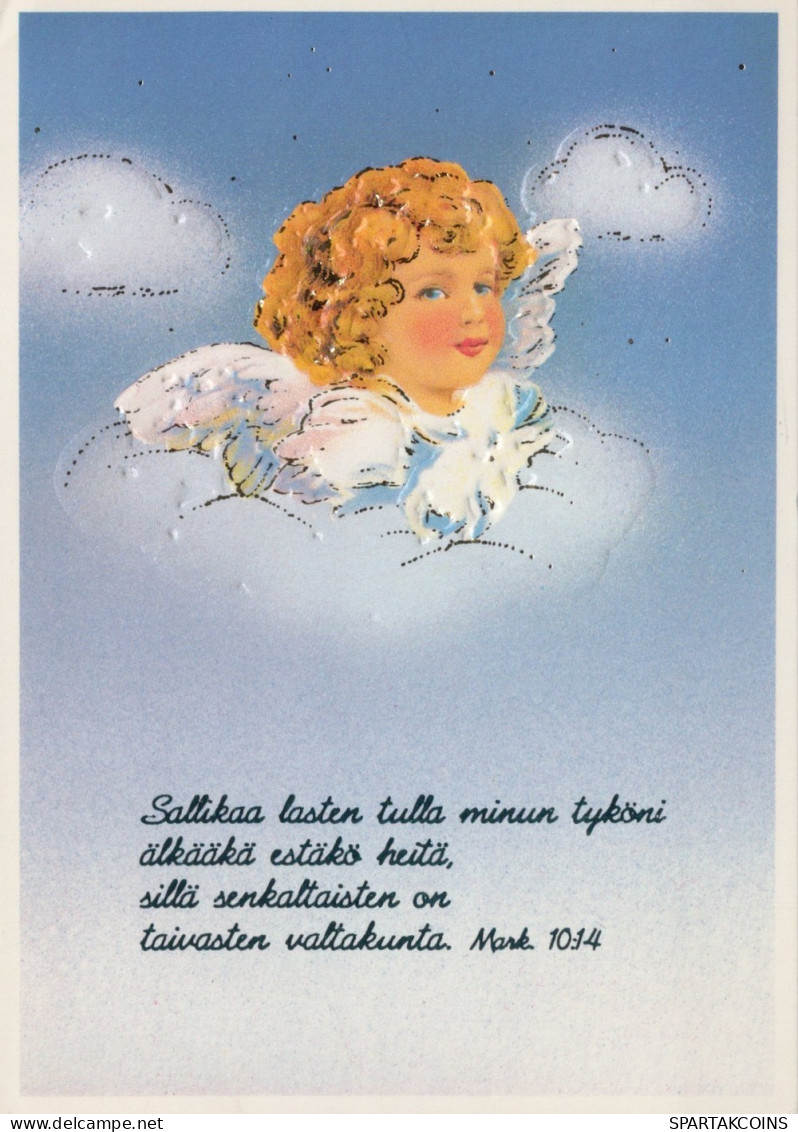 ENGEL WEIHNACHTSFERIEN Feiern & Feste Vintage Ansichtskarte Postkarte CPSM #PAH299.DE - Angeli