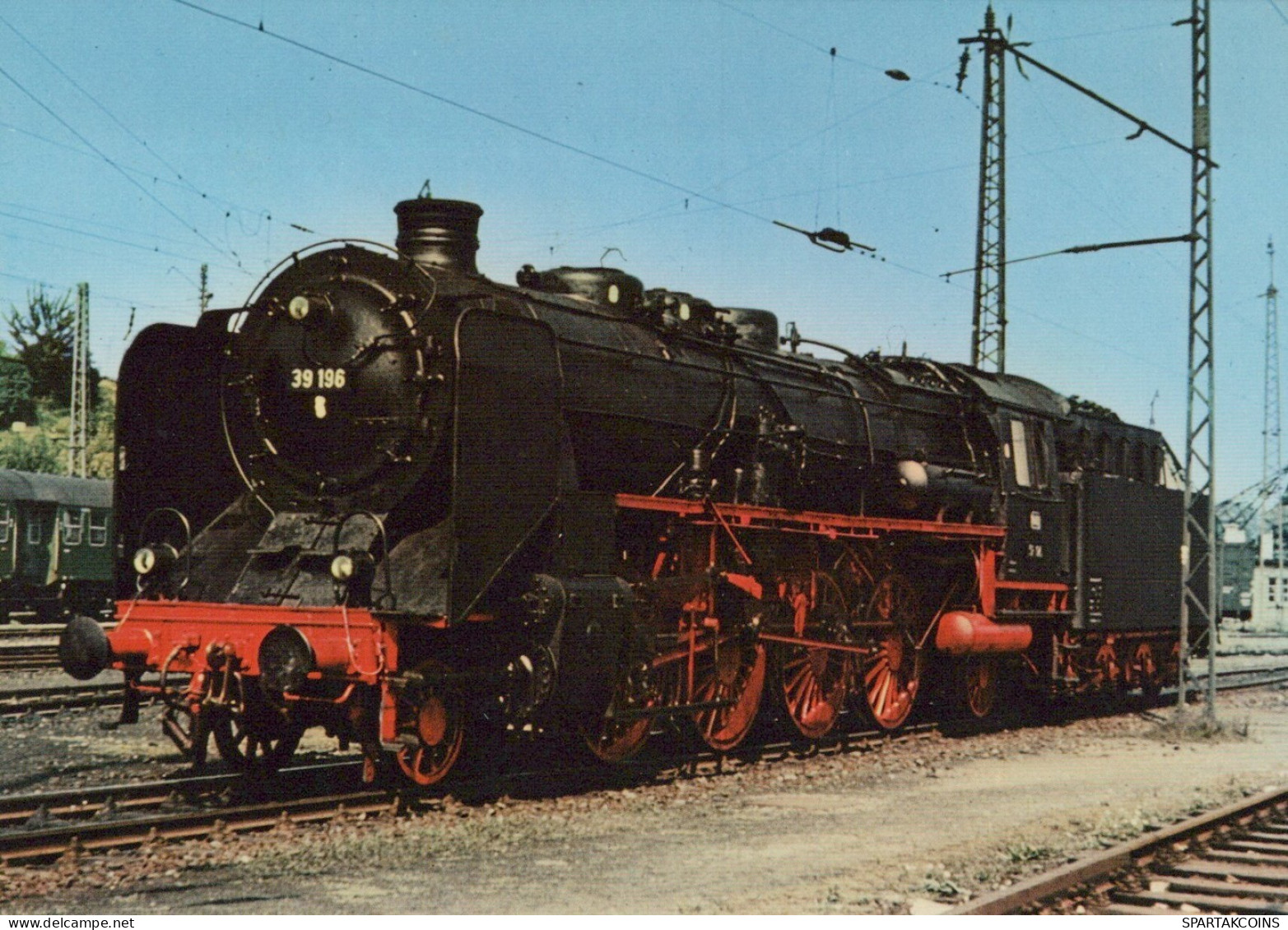 ZUG Schienenverkehr Eisenbahnen Vintage Ansichtskarte Postkarte CPSM #PAA985.DE - Eisenbahnen