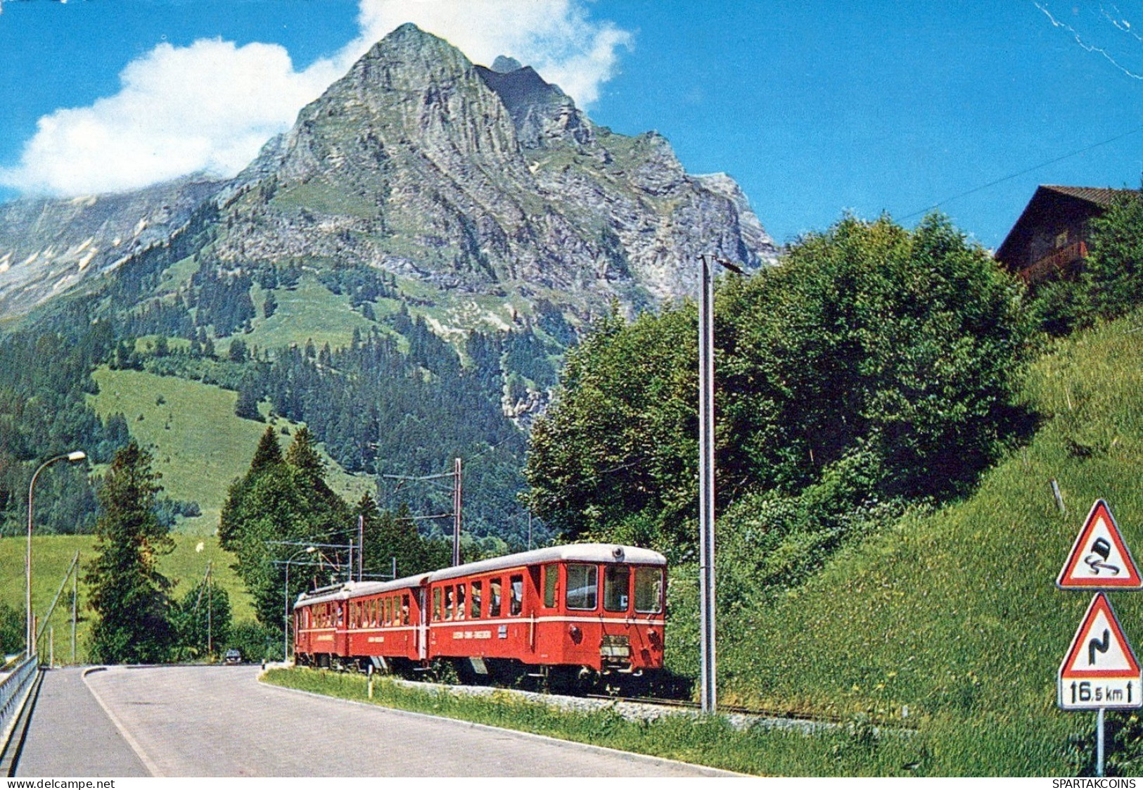 ZUG Schienenverkehr Eisenbahnen Vintage Ansichtskarte Postkarte CPSM #PAA923.DE - Eisenbahnen