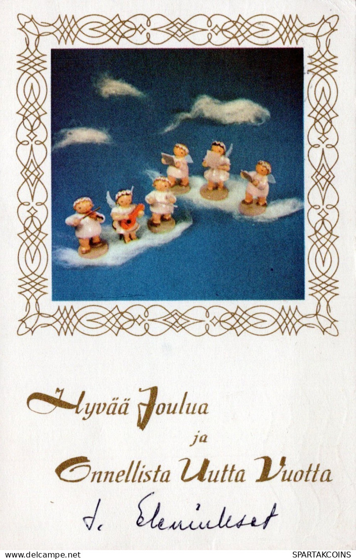 ENGEL WEIHNACHTSFERIEN Vintage Ansichtskarte Postkarte CPSMPF #PAG859.DE - Angeles