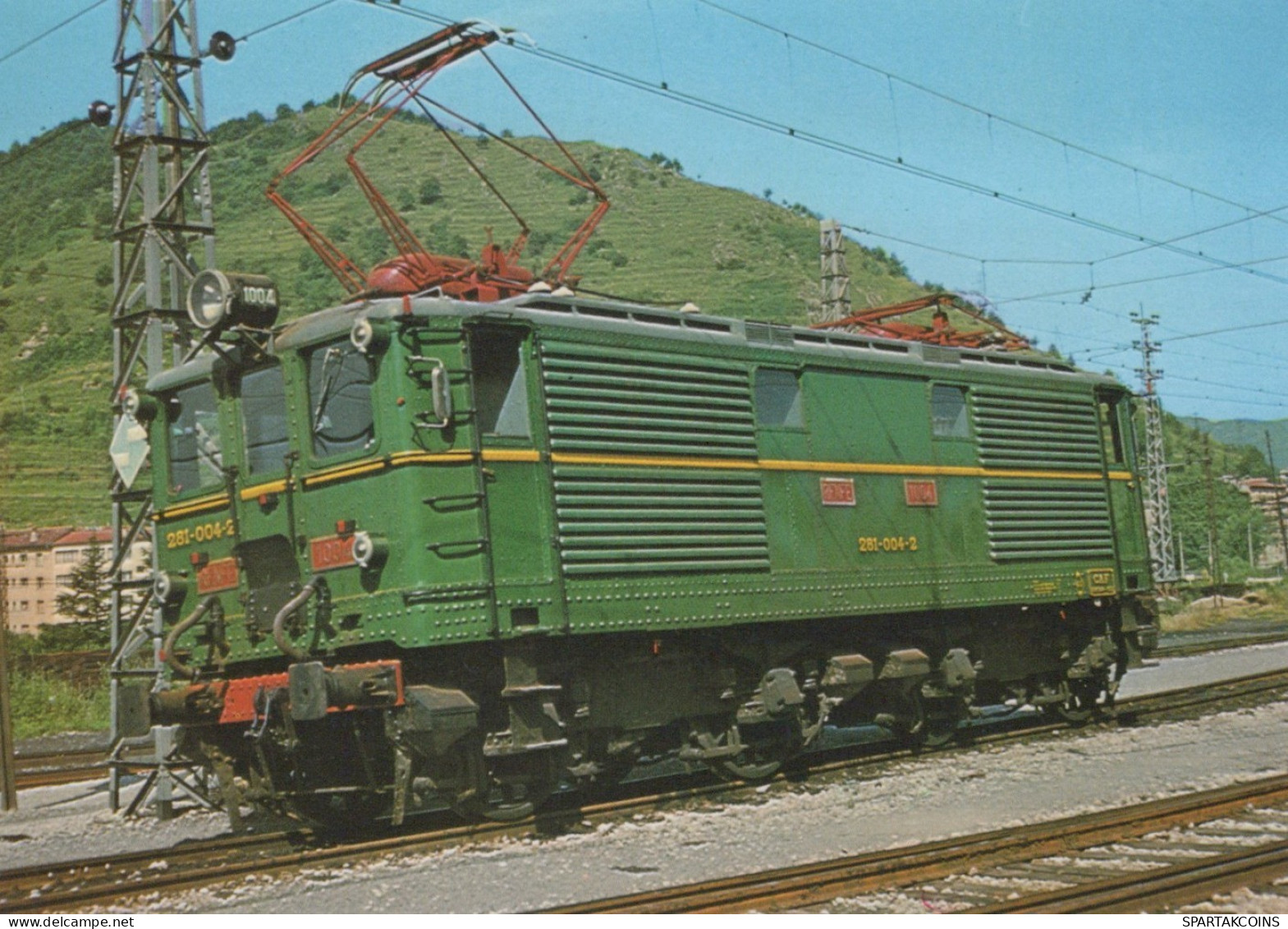 ZUG Schienenverkehr Eisenbahnen Vintage Ansichtskarte Postkarte CPSM #PAA791.DE - Eisenbahnen