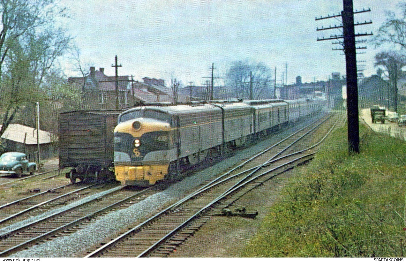 ZUG Schienenverkehr Eisenbahnen Vintage Ansichtskarte Postkarte CPSMF #PAA447.DE - Eisenbahnen