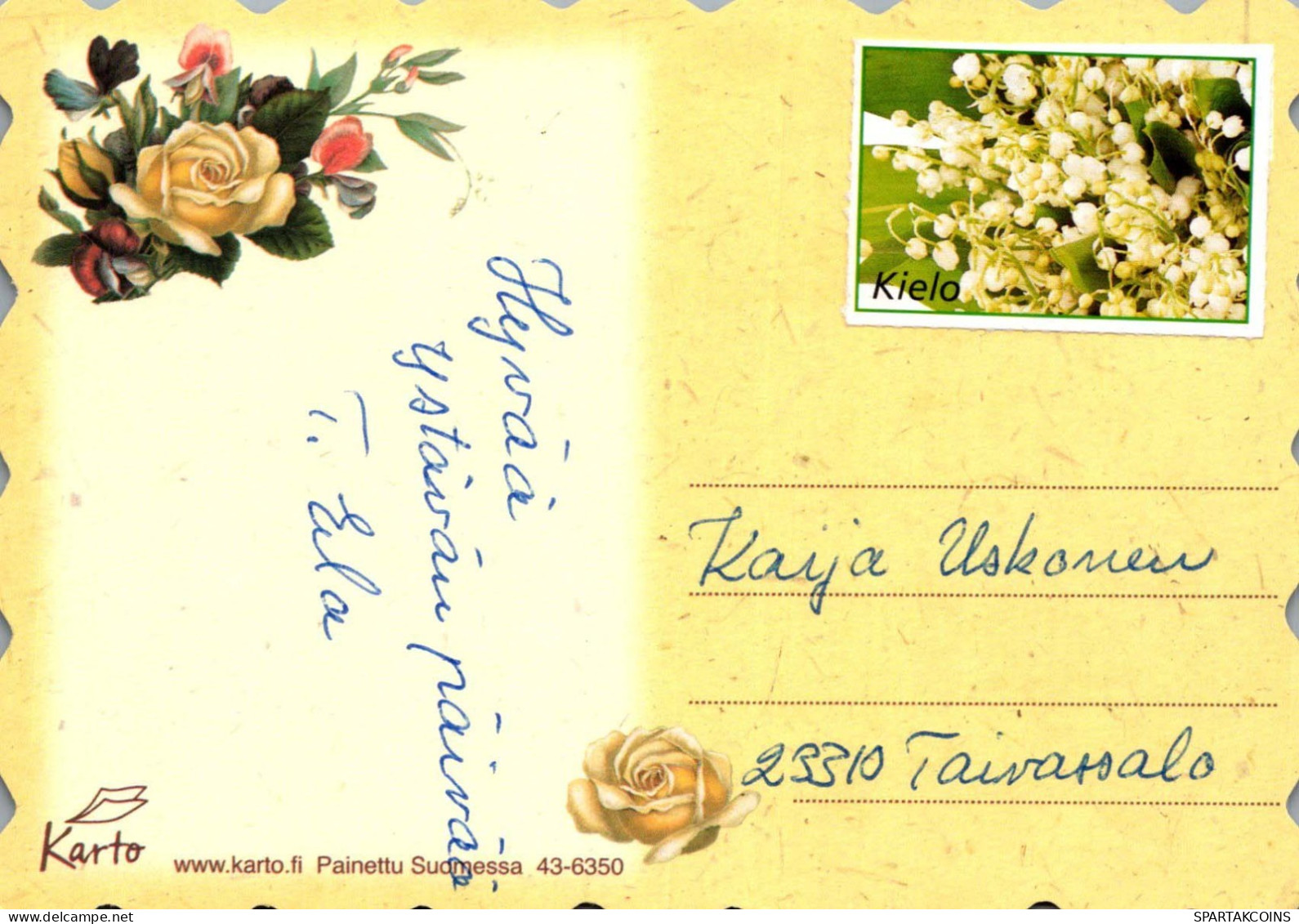 FLEURS Vintage Carte Postale CPSM #PBZ905.FR - Fleurs