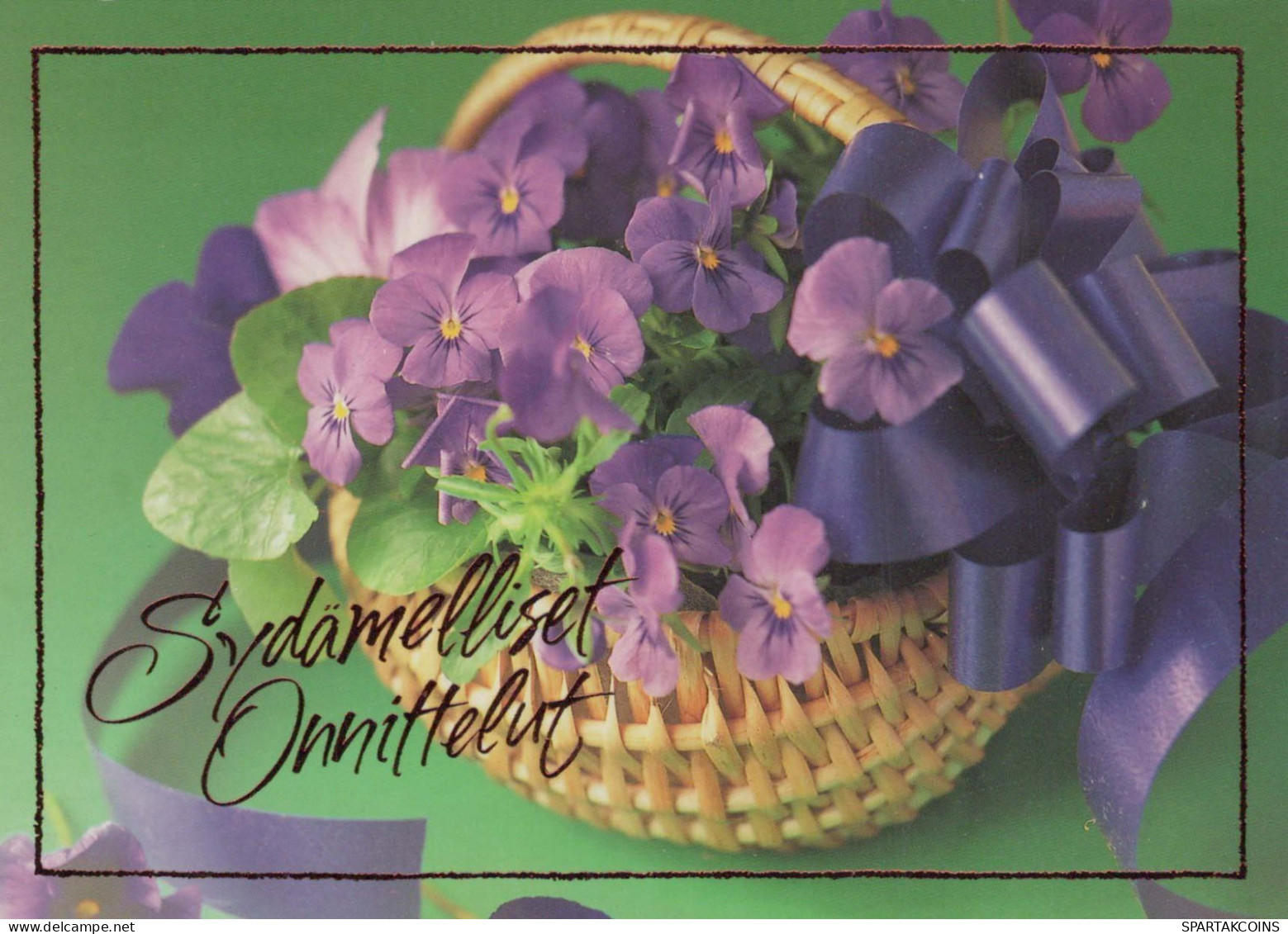 FLEURS Vintage Carte Postale CPSM #PBZ121.FR - Flowers