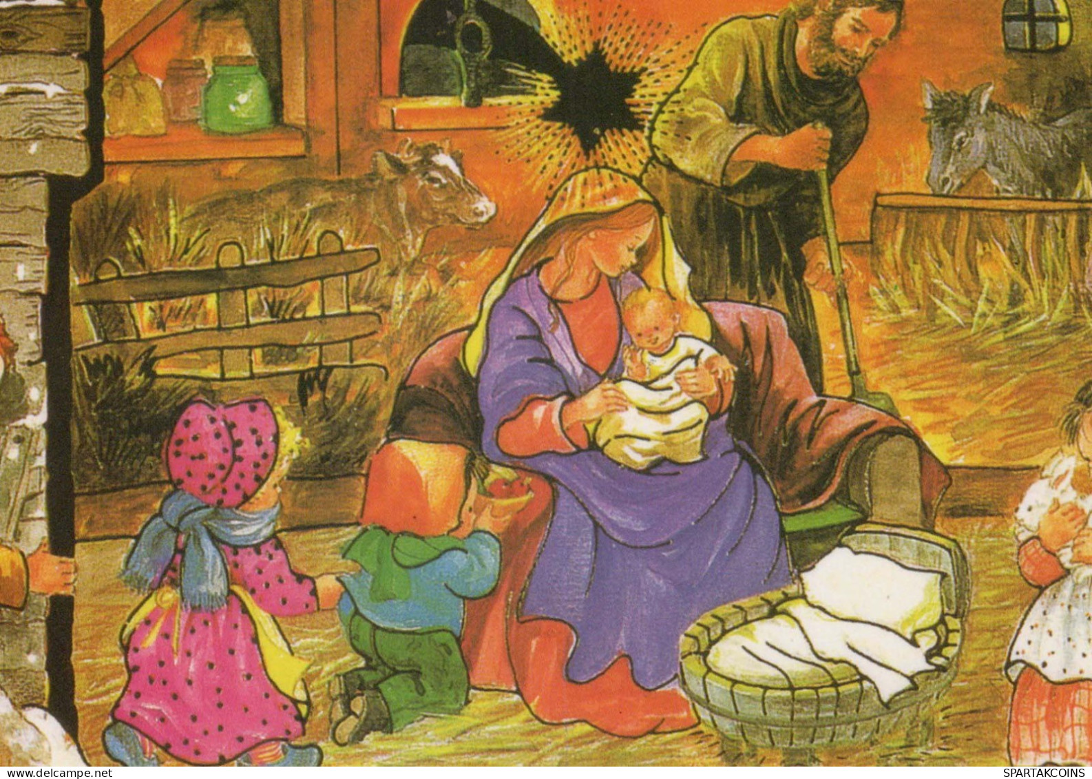 Vierge Marie Madone Bébé JÉSUS Noël Religion #PBB681.FR - Vierge Marie & Madones