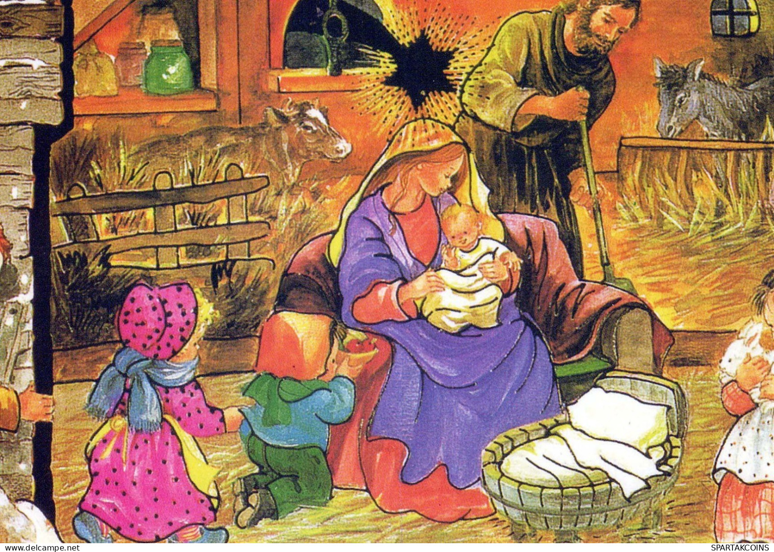 Vierge Marie Madone Bébé JÉSUS Noël Religion #PBB681.FR - Vierge Marie & Madones