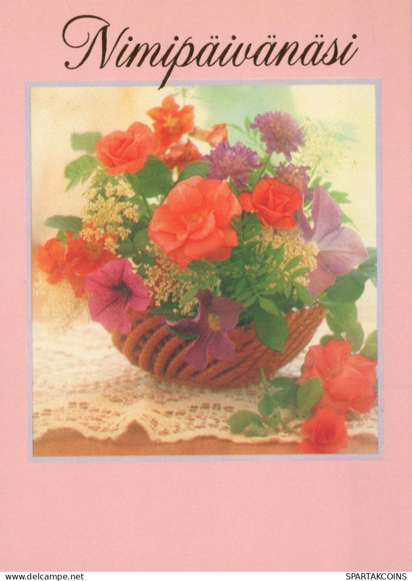 FIORI Vintage Cartolina CPSM #PAS557.IT - Fleurs