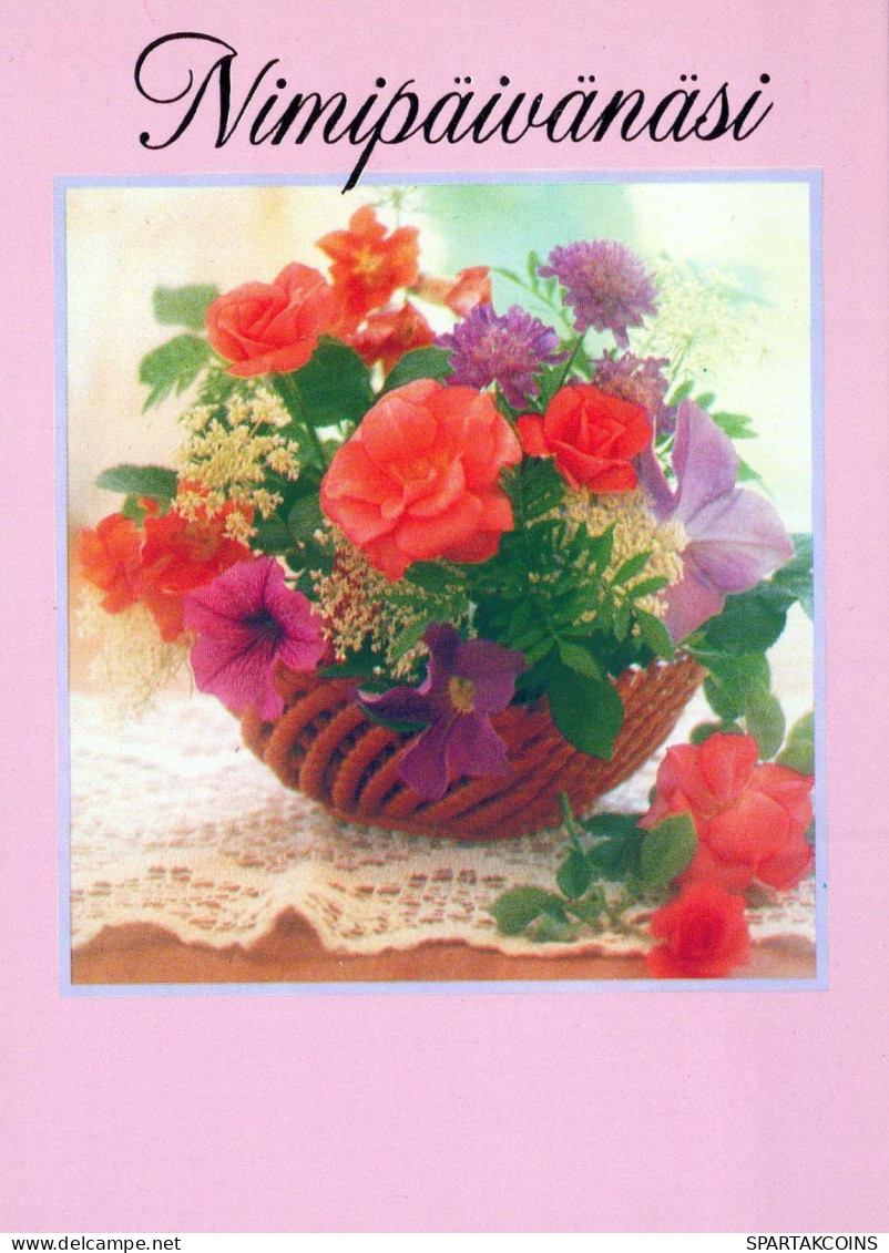 FIORI Vintage Cartolina CPSM #PAS557.IT - Flowers