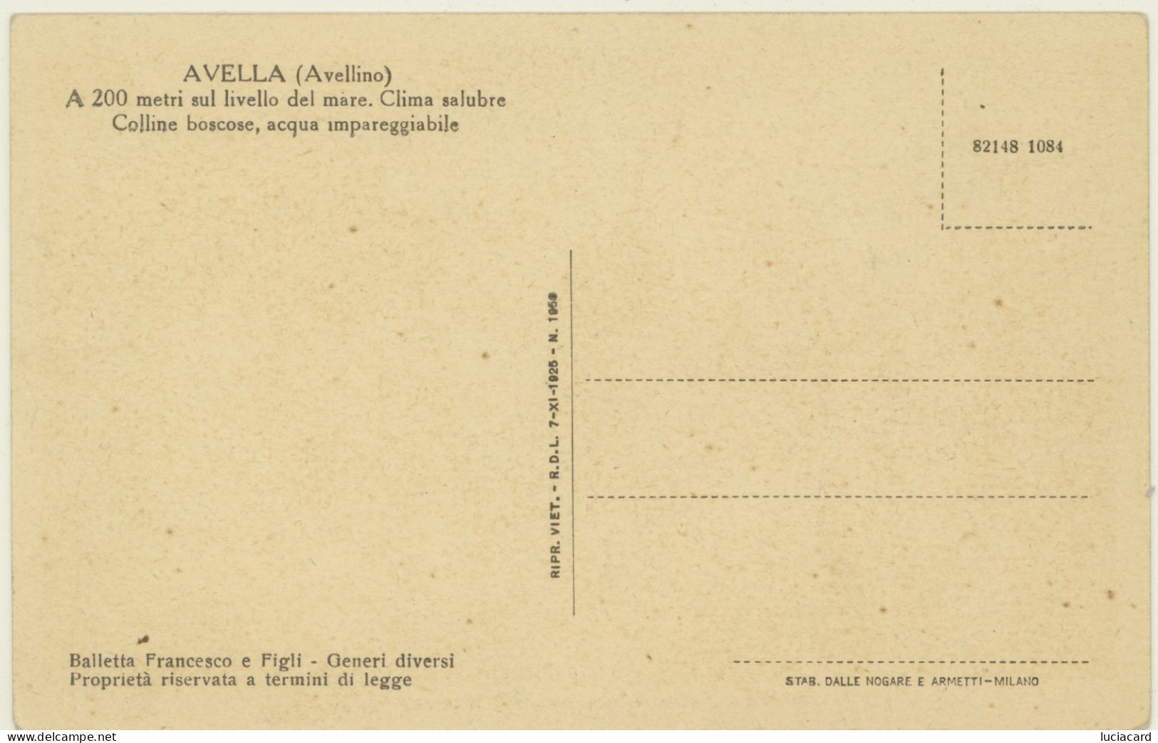 AVELLA - AVELLINO -ANFITEATRO ROMANO -ETà IMPERIALE -F.P. - Avellino