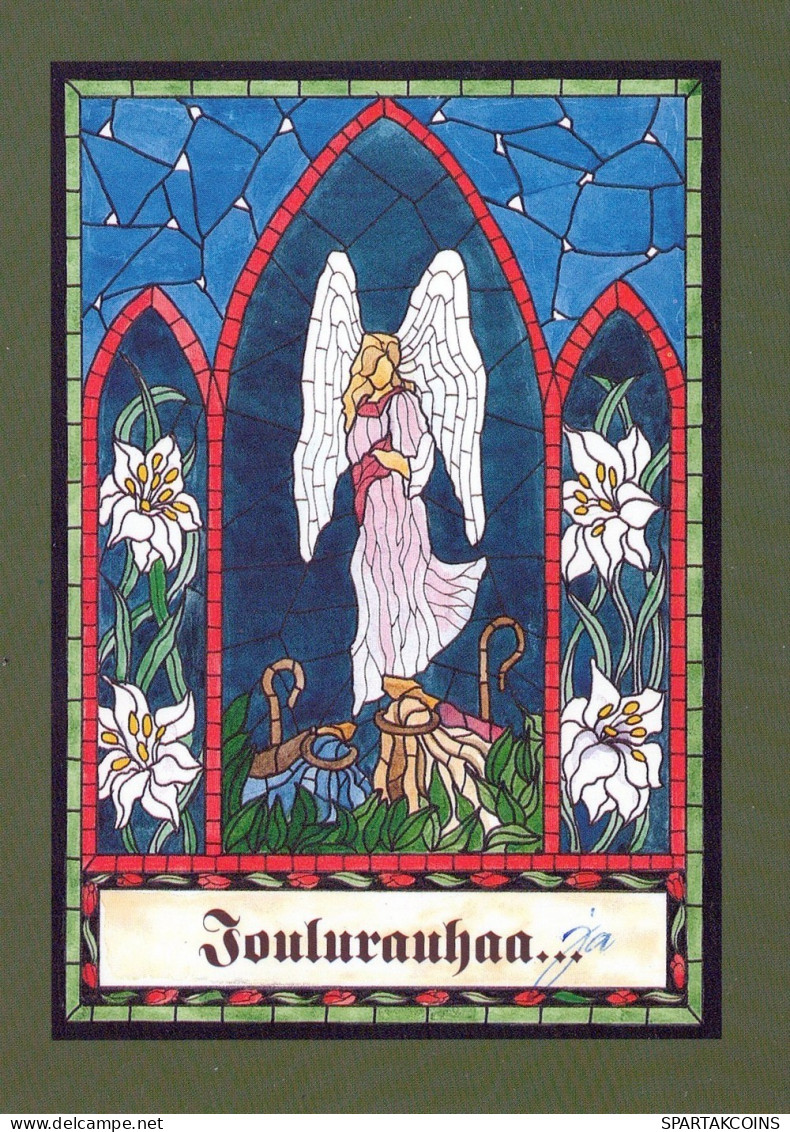 ANGELO Buon Anno Natale Vintage Cartolina CPSM #PAJ183.IT - Angels