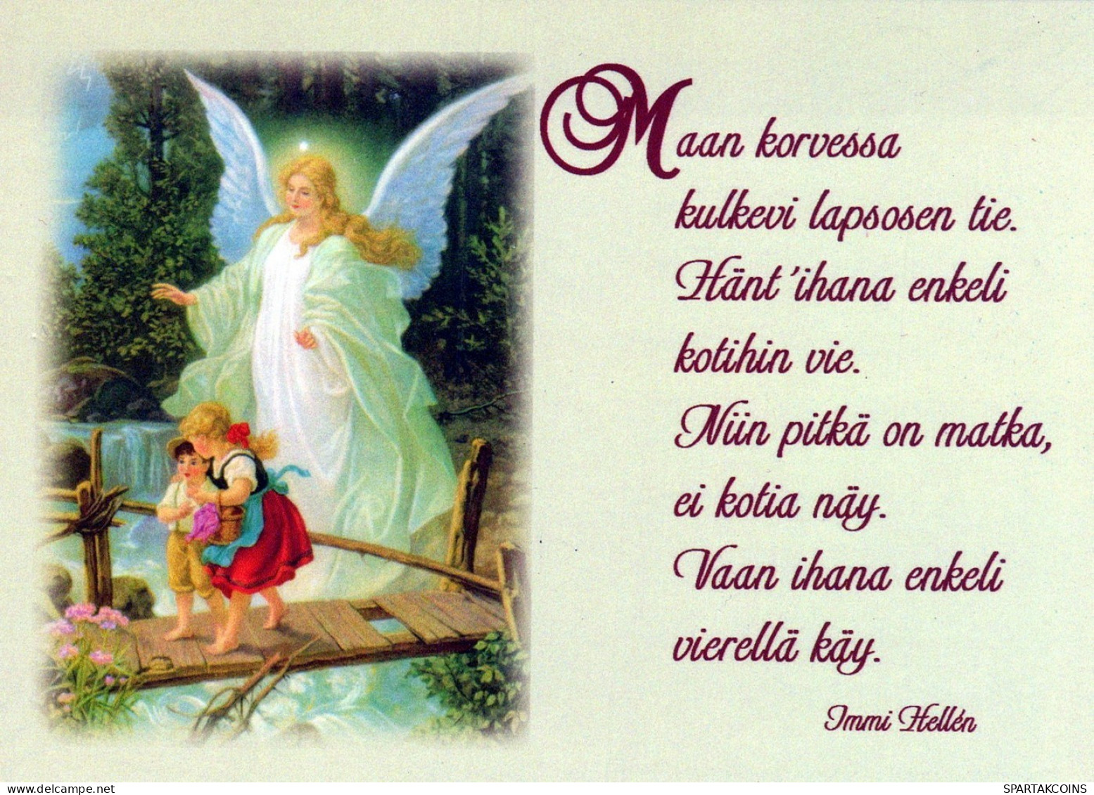 ANGELO Buon Anno Natale Vintage Cartolina CPSM #PAJ053.IT - Angels