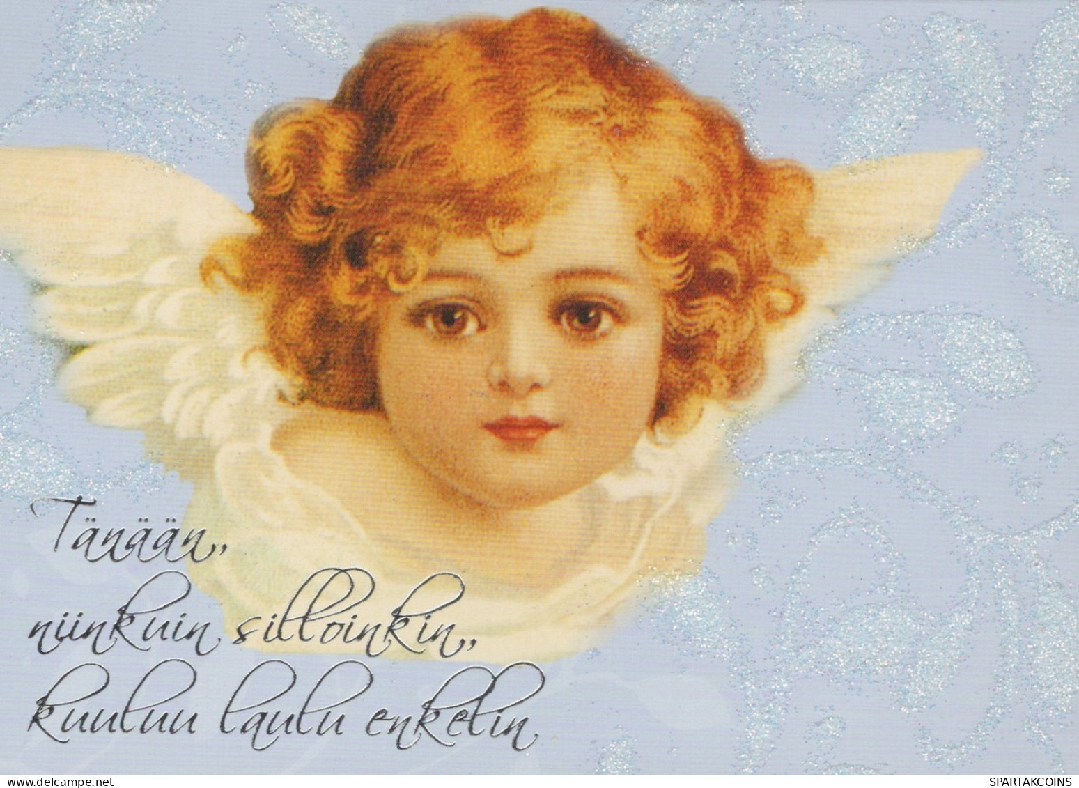 ANGELO Buon Anno Natale Vintage Cartolina CPSM #PAH173.IT - Angels