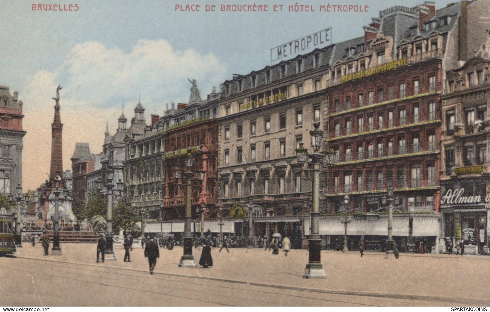 BELGIEN BRÜSSEL Postkarte CPA #PAD836.DE - Bruxelles-ville