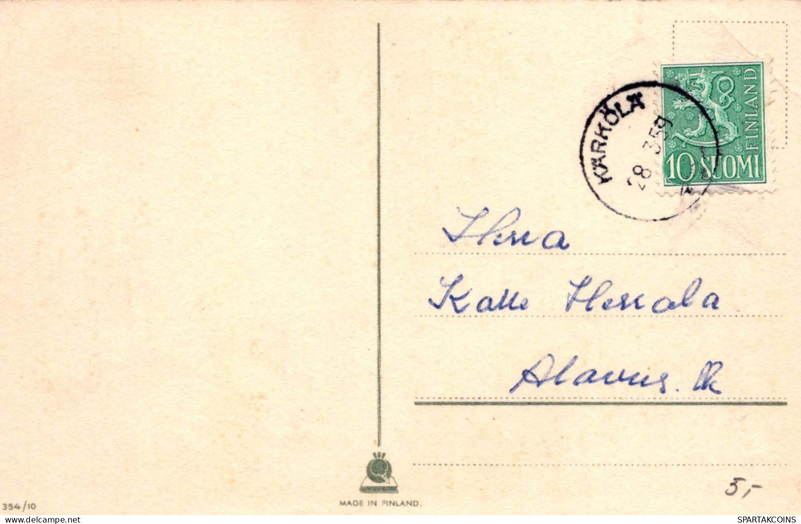 OSTERN KANINCHEN Vintage Ansichtskarte Postkarte CPA #PKE282.DE - Pâques