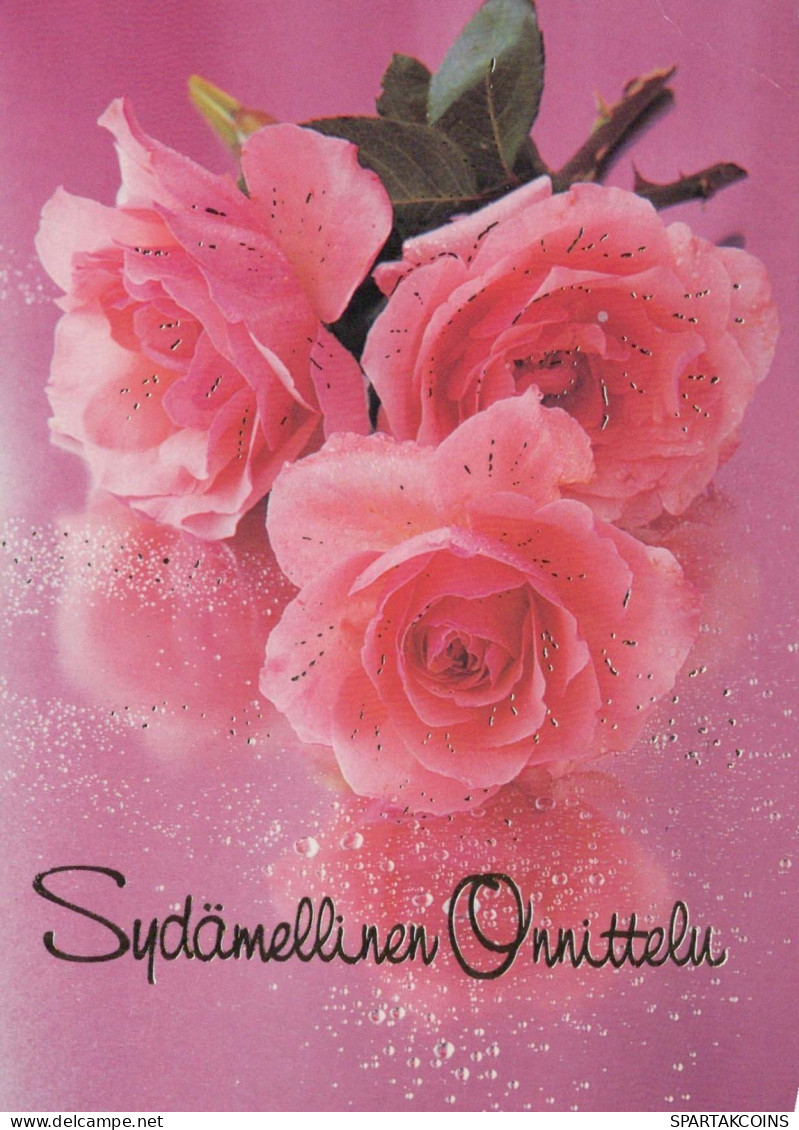 FLOWERS Vintage Ansichtskarte Postkarte CPSM #PBZ362.DE - Blumen