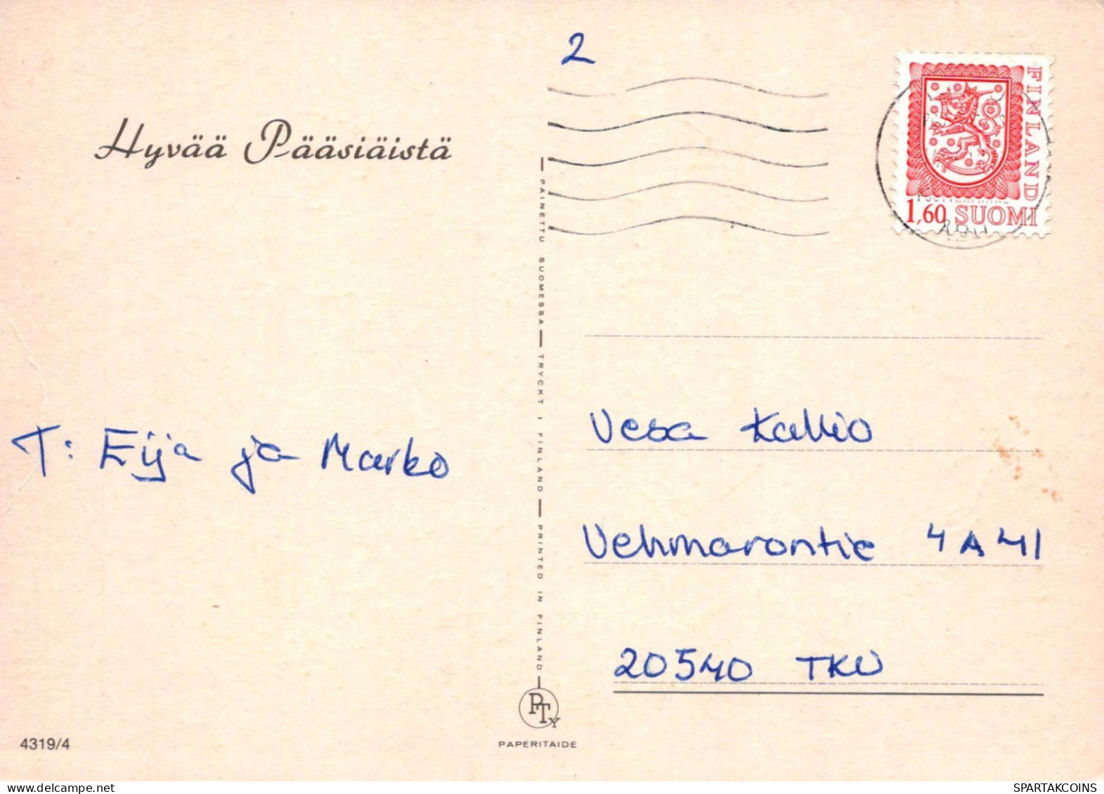OSTERN KINDER Vintage Ansichtskarte Postkarte CPSM #PBO331.DE - Easter