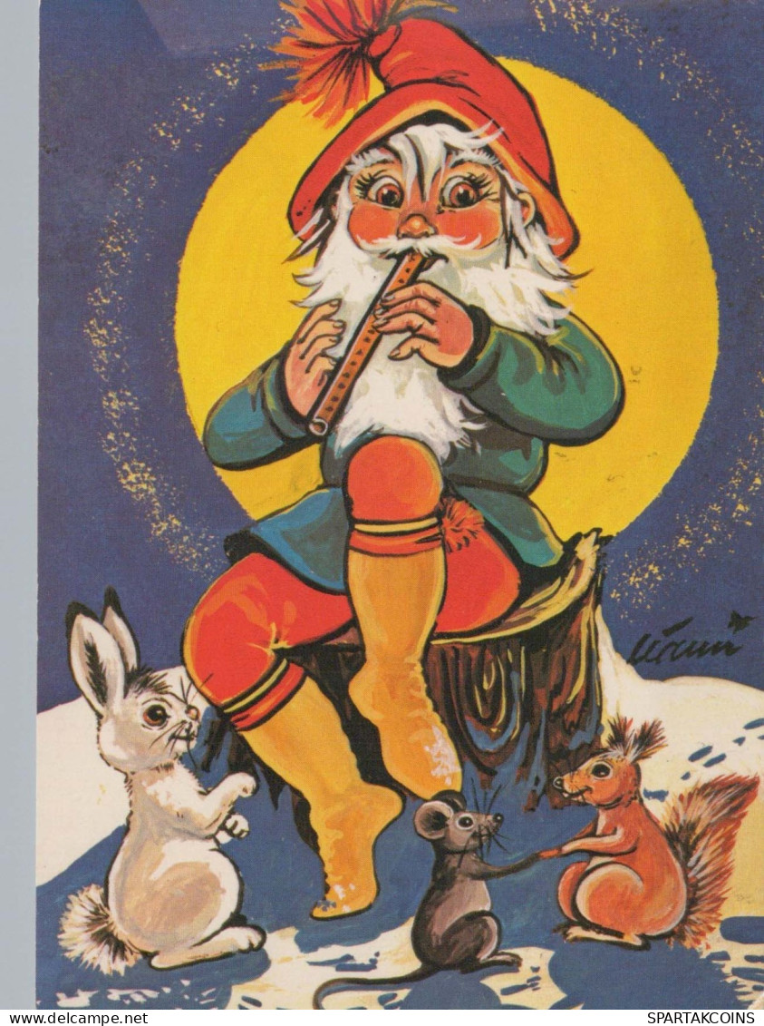 WEIHNACHTSMANN SANTA CLAUS Neujahr Weihnachten Vintage Ansichtskarte Postkarte CPSM #PBL156.DE - Santa Claus